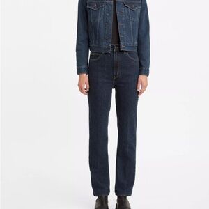 Levi’s 70'S HIGH SLIM STRAIGHT JEANS size 29 in dark wash